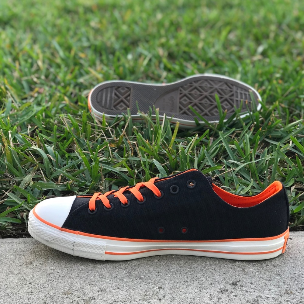 NWT Converse CT All Ox Black/Orange M AUTHENTIC - Picture 3 of 7